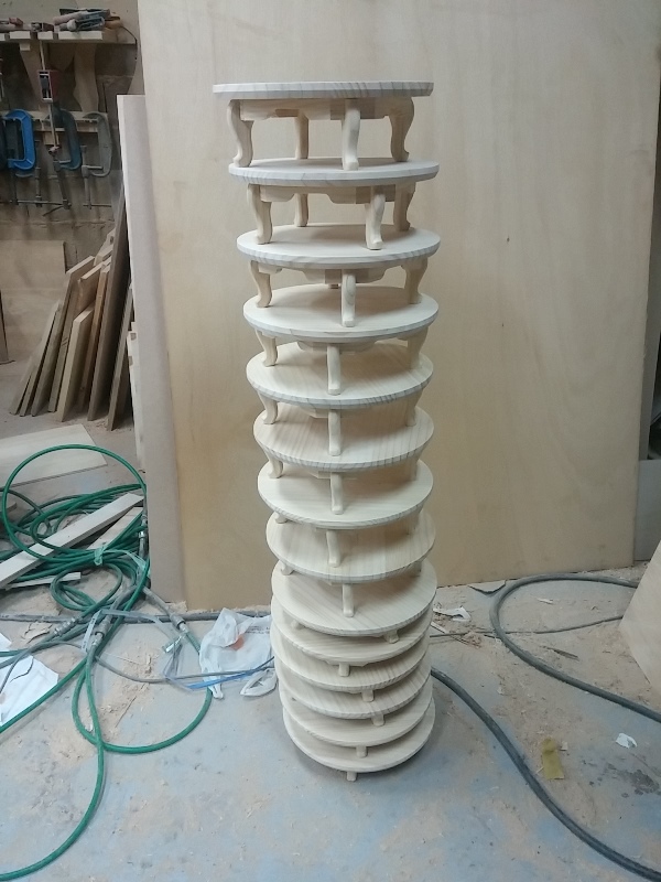 케익받침대 제작
